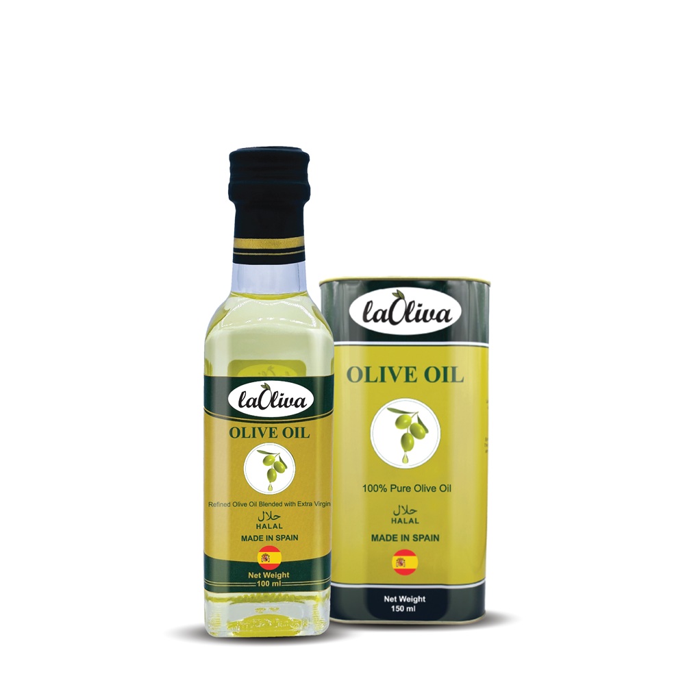 Free Delivery Olive Oil Combo Offer 100 ml & 150 ml Tin
